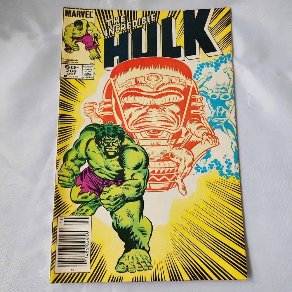 The Incredible Hulk #288 Marvel Comic Book 1983 News Stand MODOK AP FN B&B Clean